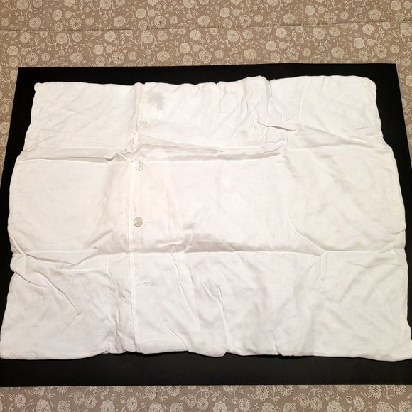 NEW Set of 2 White Cotton Quilted Pillow Shams, Cutwork & 3-D Applique! - Picture 6 of 11